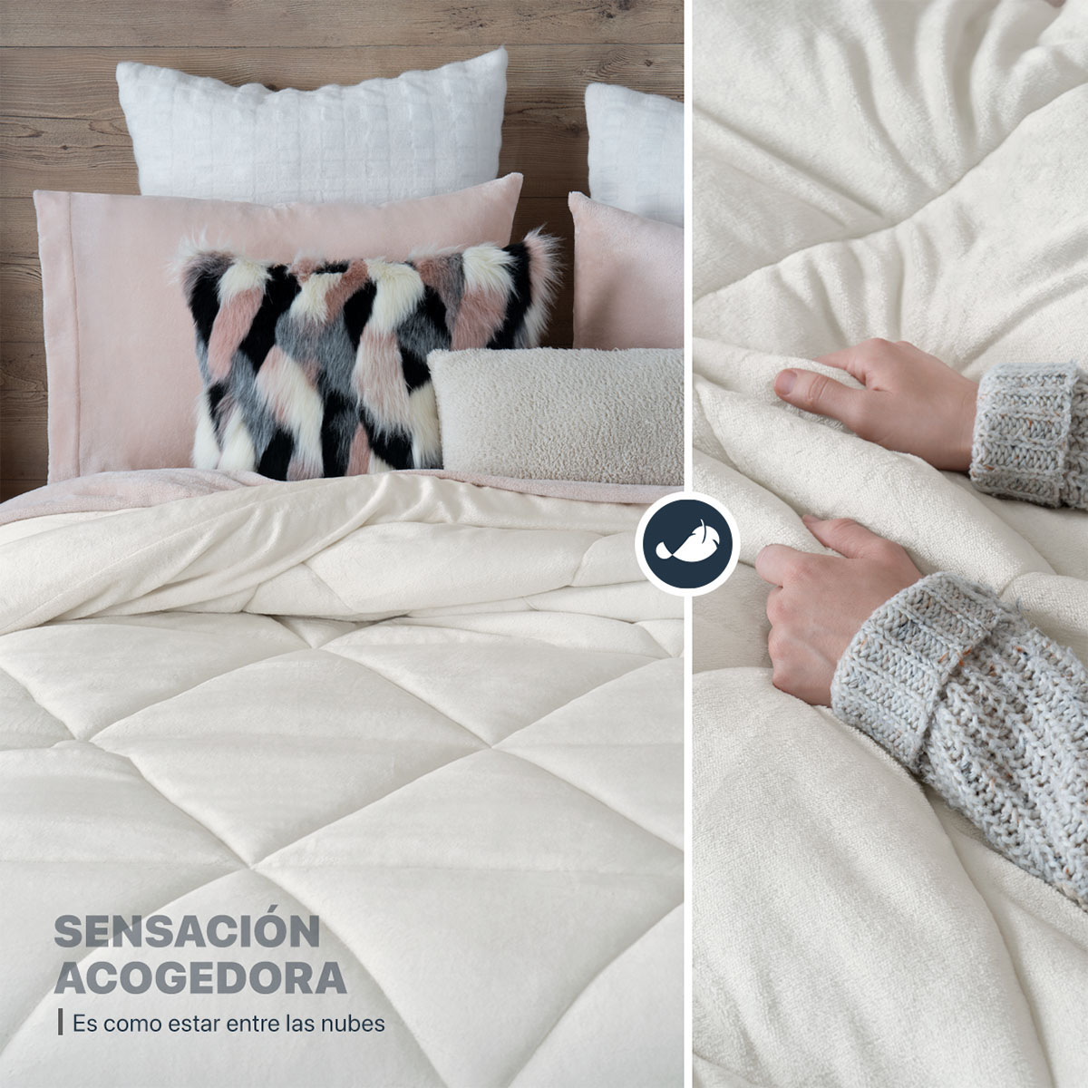 Foto 6 | Cobertor  Duvet Invernal Esquimal Blanco King Size