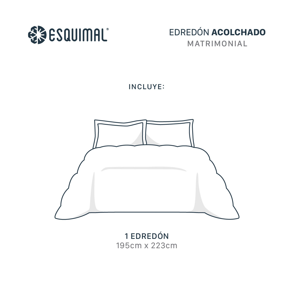 Foto 4 | Cobertor Duvet Invernal Esquimal Beige Matrimonial