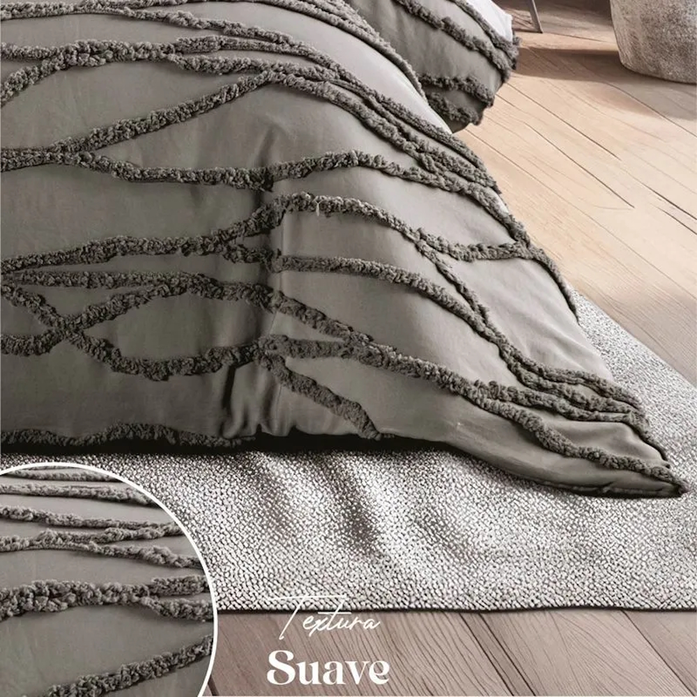 Foto 4 | Edredón Lavable Tufted Amber Mat/qs Poliéster Concord