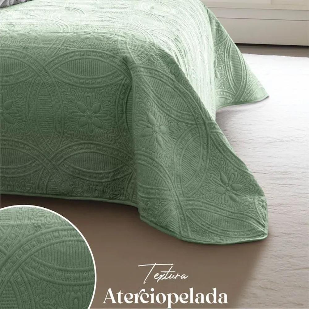 Foto 4 | Edredón Concord Velvet Pistache King Size Poliéster