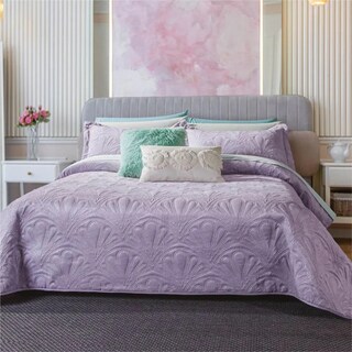 Foto 2 | Edredón Concord Velvet Lavanda Poliéster Mat/QS
