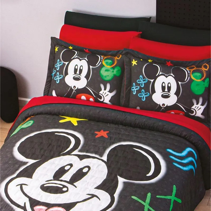 Foto 4 pulgar | Edredón Neo Mickey Cool Individual Poliéster Concord