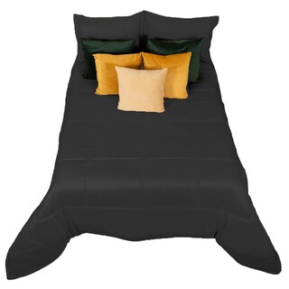 Foto 1 | Edredón Duvet Santorini Matrimonial Negro/gris Oxford