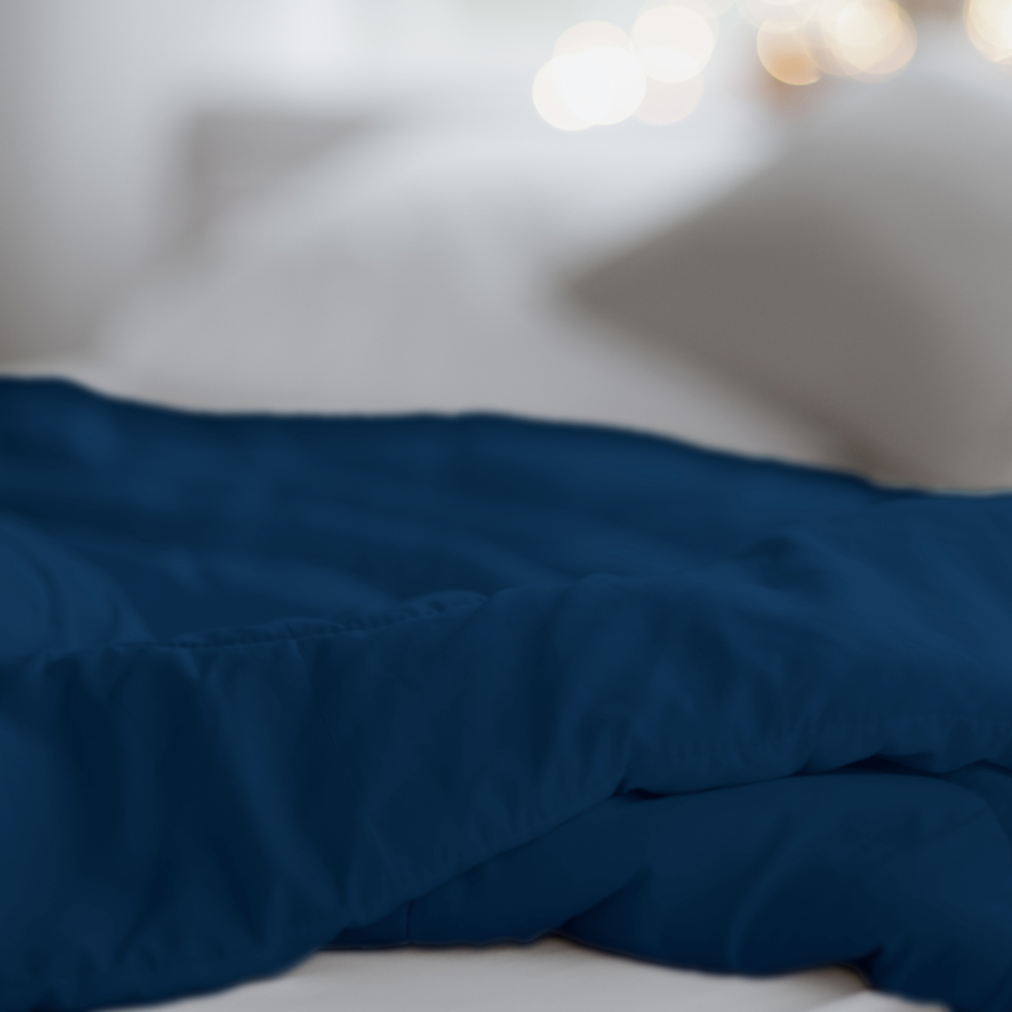 Foto 4 pulgar | Edredón Duvet Santorini Matrimonial Marino/gris Medio