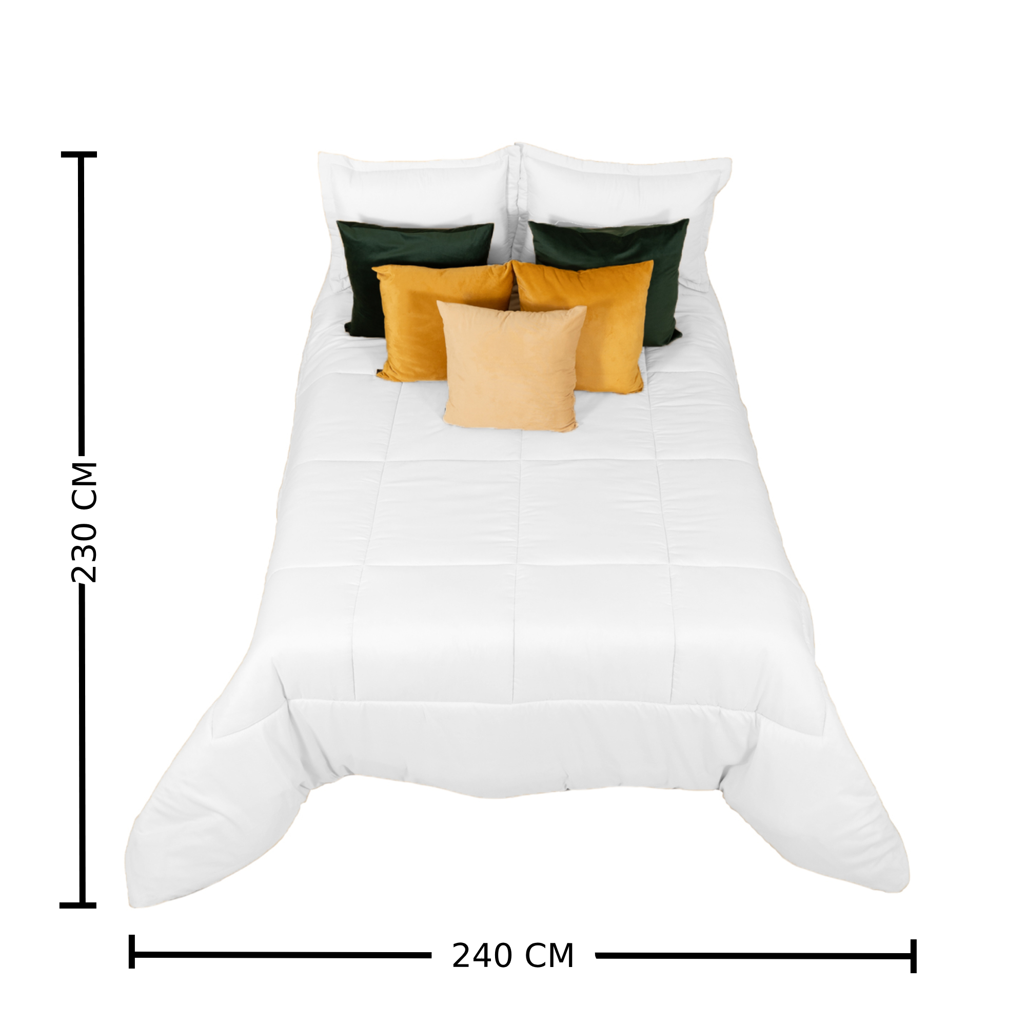 Foto 4 | Edredon Duvet Santorini Matrimonial Blanco
