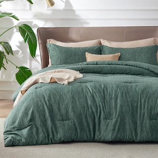 Foto 1 | Juego de Edredón Bedsure Queen Verde Esmeralda para Todas las Estaciones - Venta Internacional