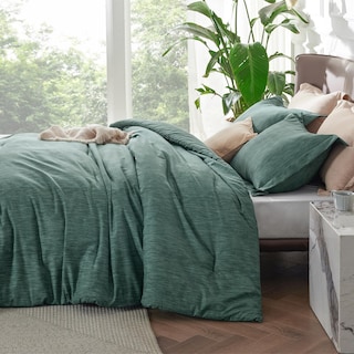 Foto 2 | Juego de Edredón Bedsure Queen Verde Esmeralda para Todas las Estaciones - Venta Internacional