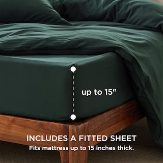 Foto 2 | Juego de Cama Bedsure Funda de Edredón Queen Size con Sábana Bajera - Venta Internacional