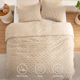 Foto 7 | Juego de Edredón Bedsure de Felpa Queen Size - Venta Internacional