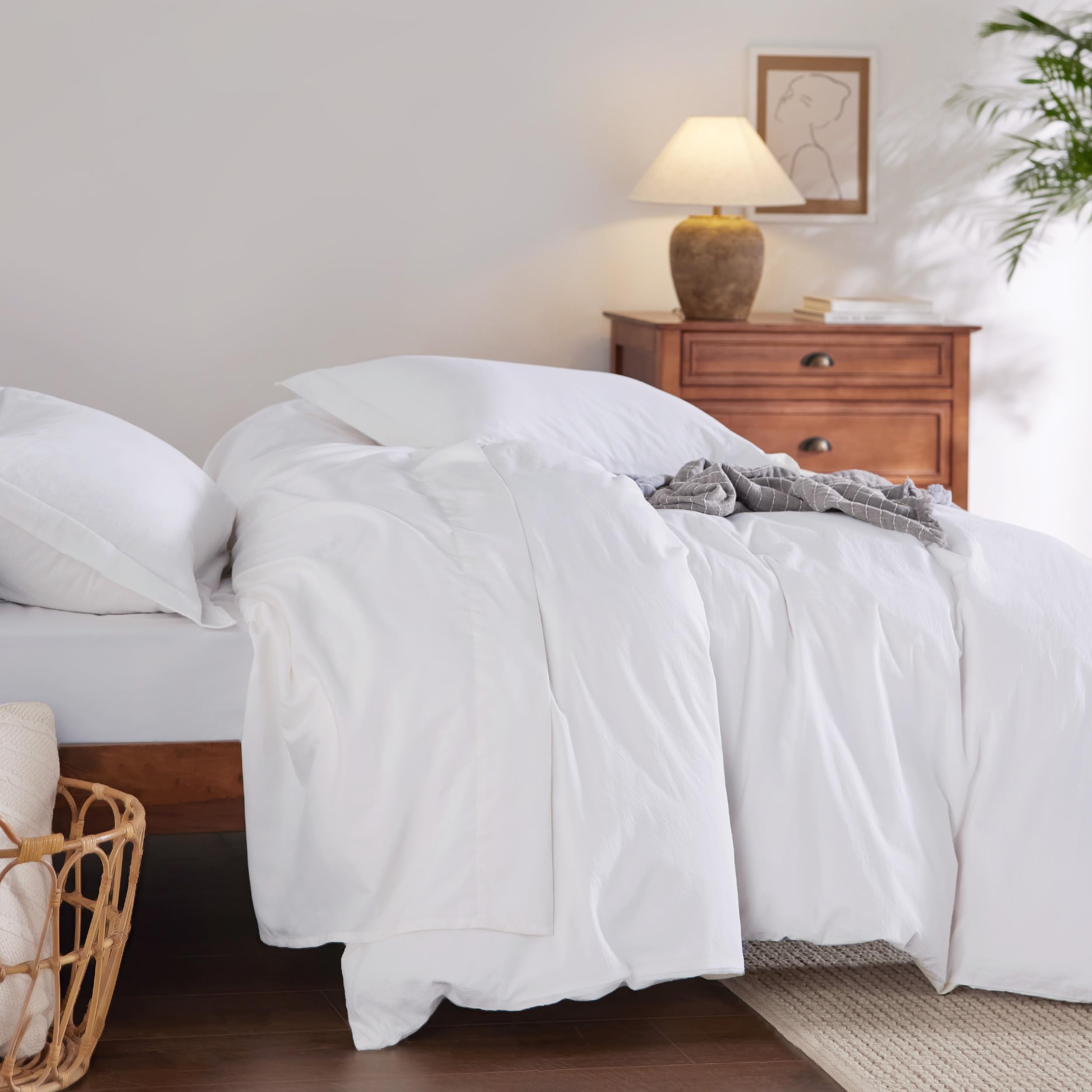 Foto 5 | Funda de Edredón Bedsure Algodón Queen con 2 Fundas de Almohada - Venta Internacional