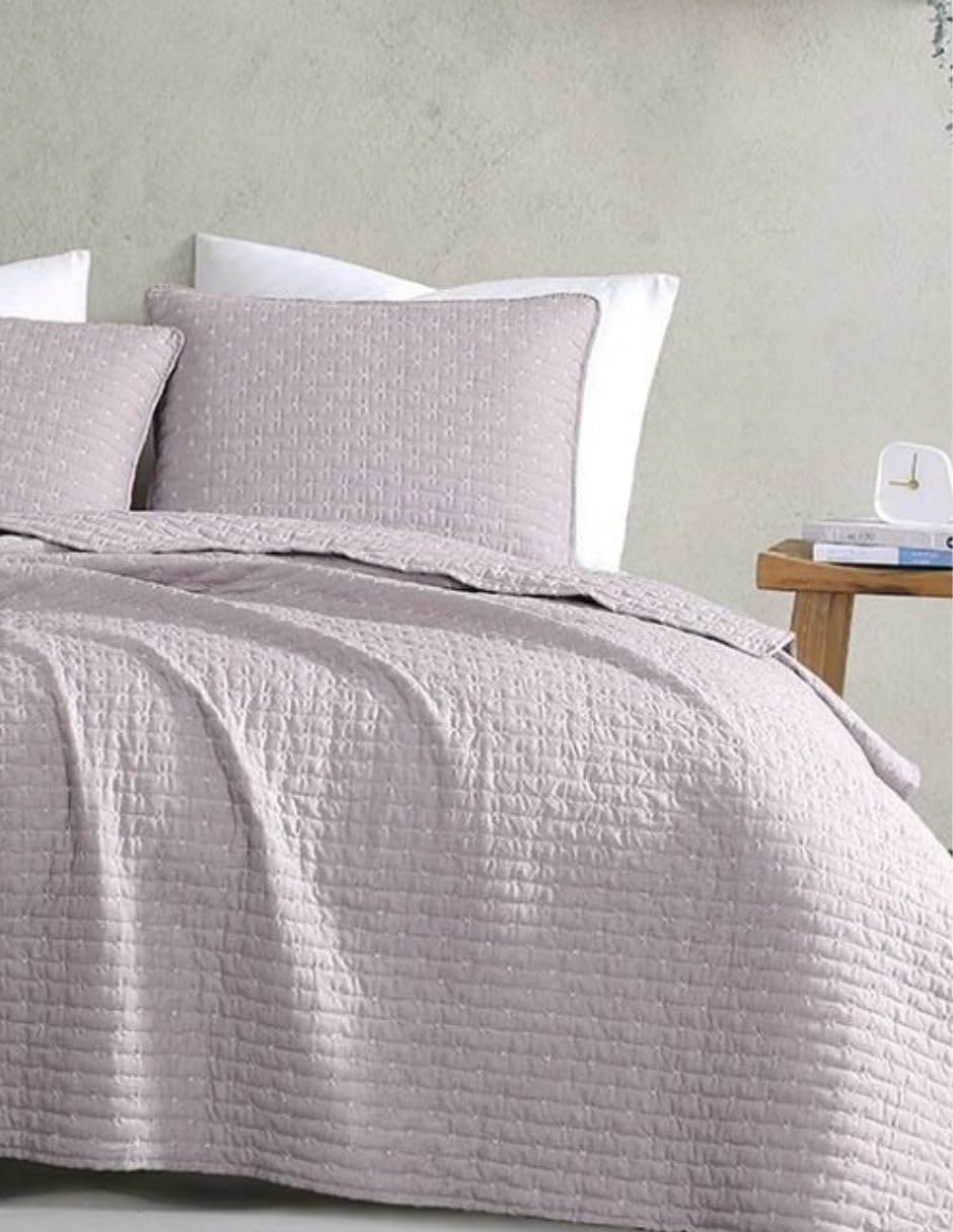 Foto 2 | B.kind & Beyond - Set Colcha Morley 3 Piezas Ligera Suave Fresca  Lila Mat/queen Size