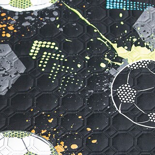 Foto 4 | Edredón Ligero con Fundas Matrimonial Negro Dos Vistas Balones