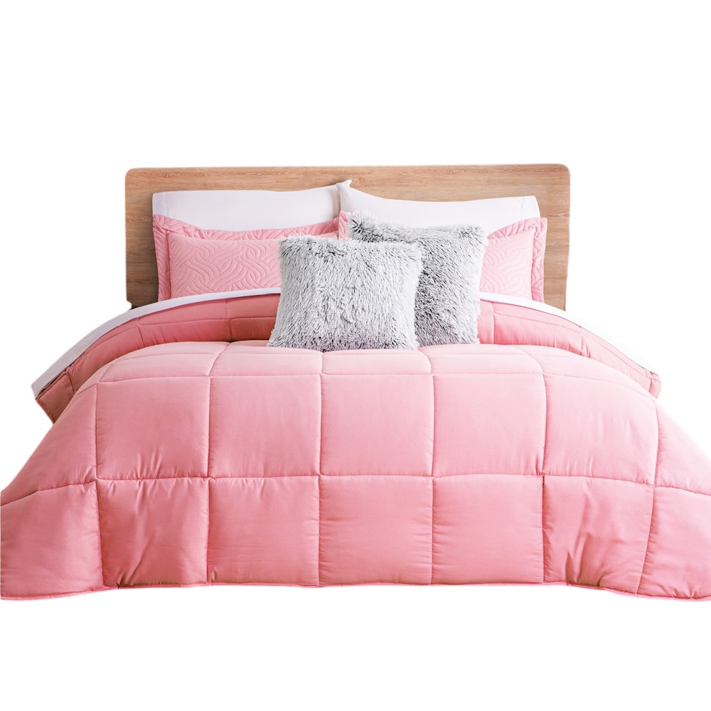 Foto 1 | Edredón Essencial Rosa Mat Xl/qs Poliéster Concord