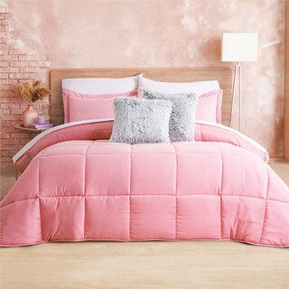 Foto 2 | Edredón Essencial Rosa Mat Xl/qs Poliéster Concord