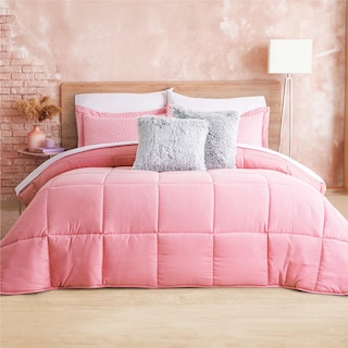 Foto 3 | Edredón Essencial Rosa Mat Xl/qs Poliéster Concord