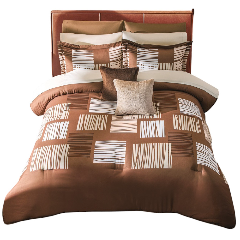 Edredón Lavable Nogal King Size Xl Poliéster Concord