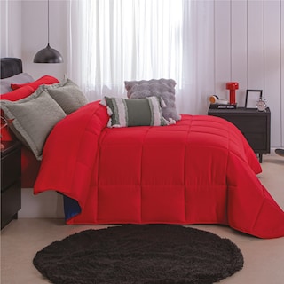 Foto 2 | Edredón Essencial Rojo Mat Xl/qs Poliéster Concord