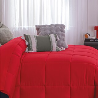 Foto 3 | Edredón Essencial Rojo Mat Xl/qs Poliéster Concord