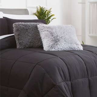 Foto 3 | Edredón Essencial Negro Mat Xl/qs Poliéster Concord