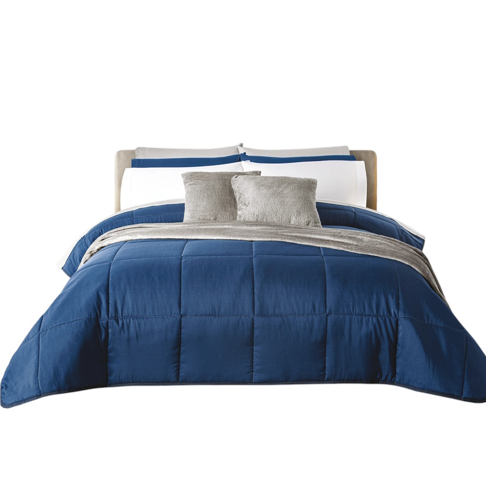 Edredón Essencial Marino Mat Xl/qs Poliéster Concord