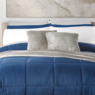 Foto 3 | Edredón Essencial Marino Mat Xl/qs Poliéster Concord