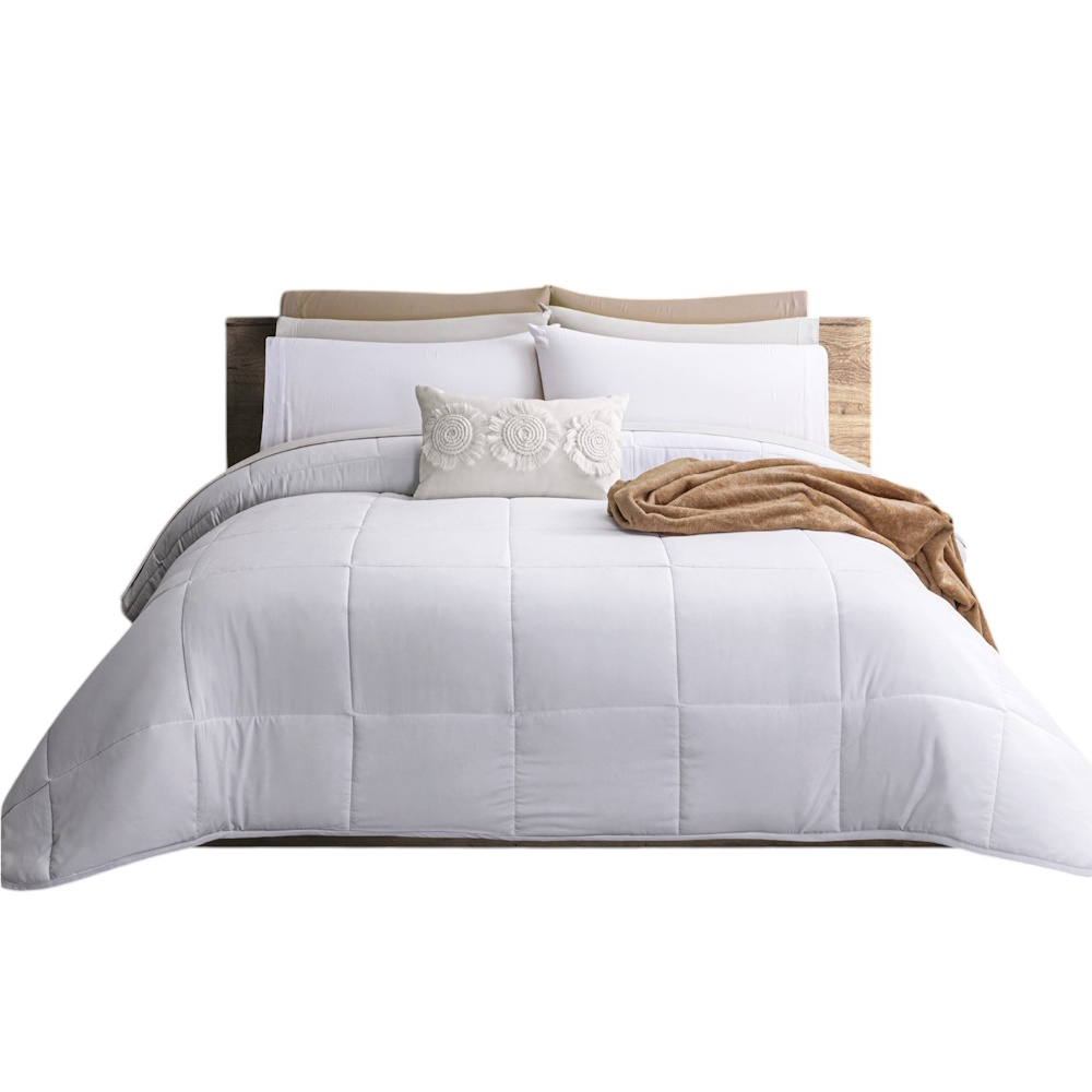 Edredón Essencial Blanco Mat Xl/qs Poliéster Concord