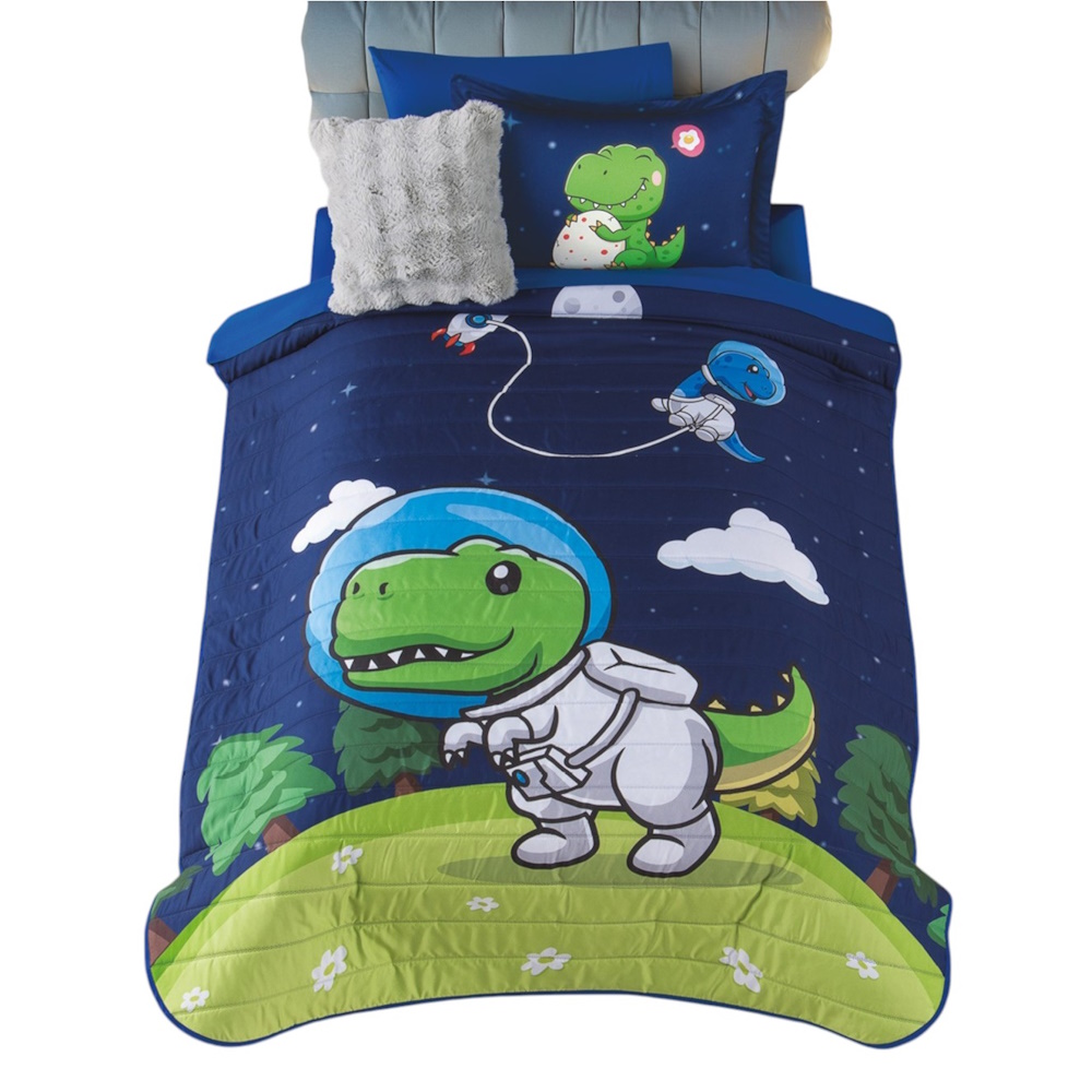Edredón Neo Dino Astronauta Individual Poliéster Concord