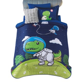 Foto 1 | Edredón Neo Dino Astronauta Individual Poliéster Concord