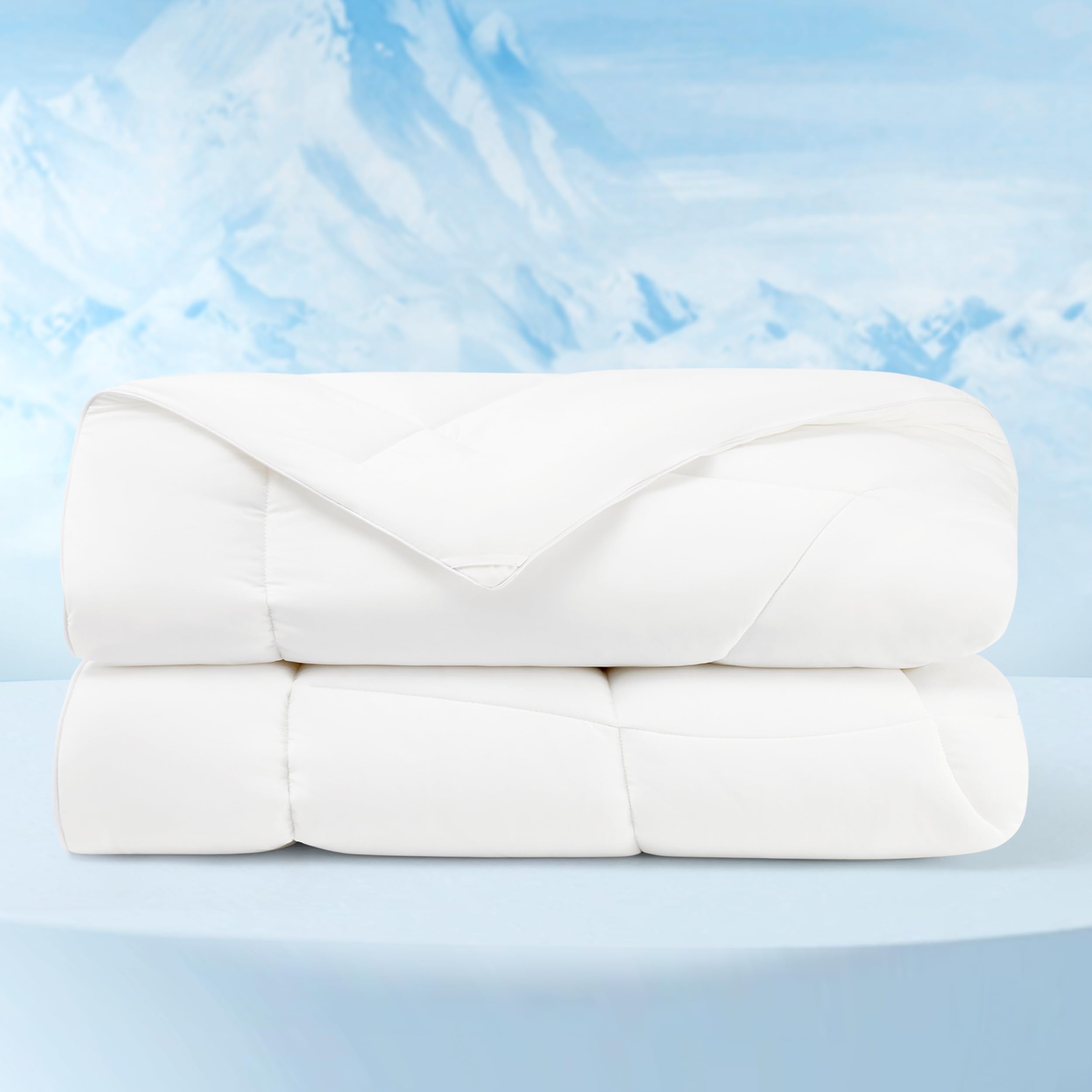 Foto 1 | Edredón Para Cama Cooling Queen Size Gentlesoft™, Color Blanco - Venta Internacional.