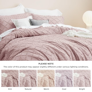Foto 7 | Juego de Edredón Bedsure Queen Rosa con 2 Fundas de Almohada - Venta Internacional