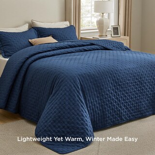 Foto 2 | Edredón Bedsure Azul King Size-Venta Internacional