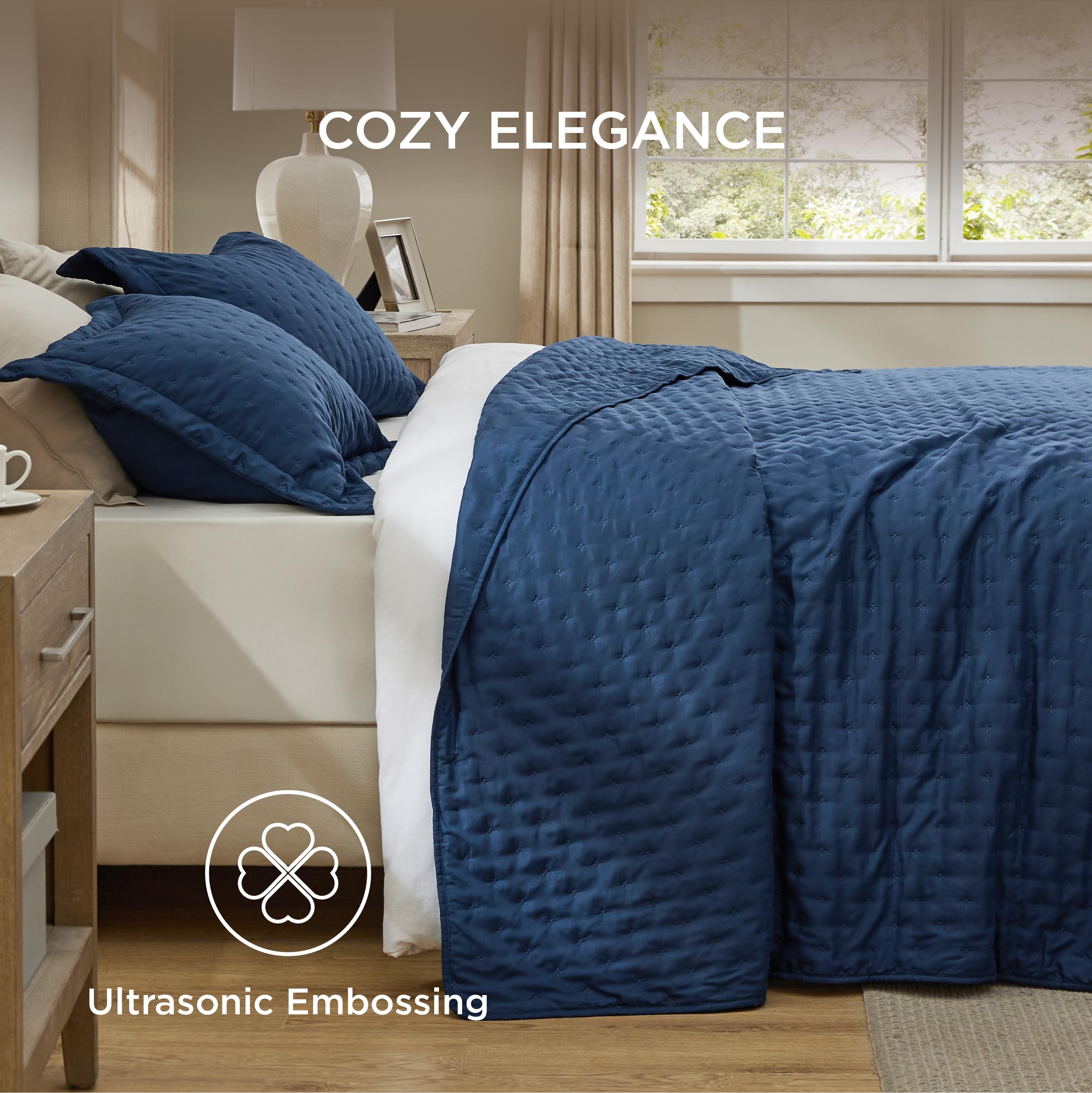 Foto 4 | Edredón Bedsure Azul King Size-Venta Internacional