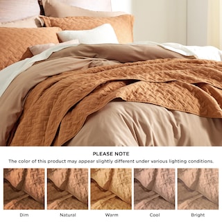 Foto 6 | Colcha de Cama Queen Size Marrón Avellana - Venta Internacional