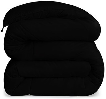 Foto 7 | Paquete De 4 Unidades De Edredón Utopia, Tamaño Queen, Para Todas Las Estaciones, Color Negro - Venta Internacional.