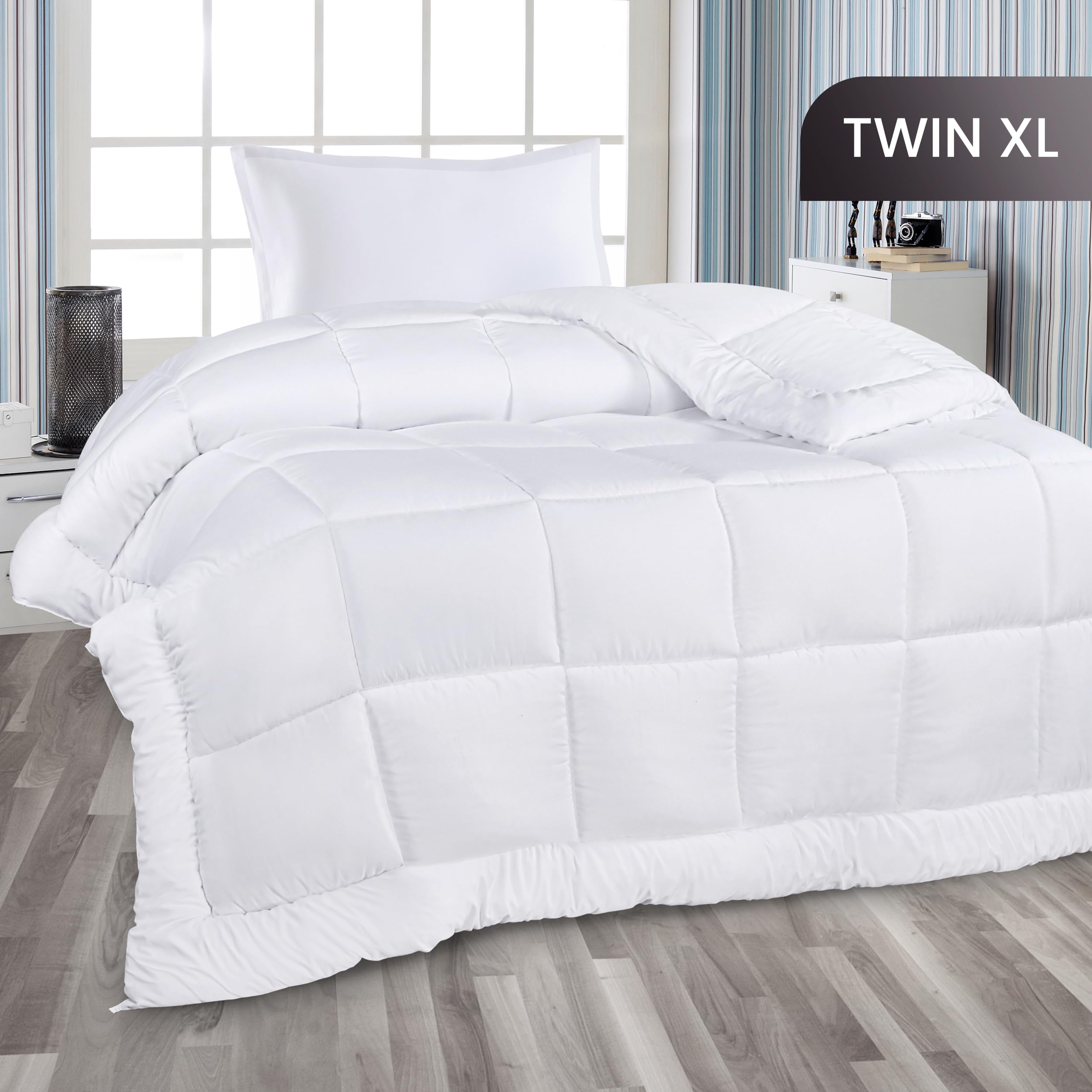 Foto 3 pulgar | Ropa De Cama Edredon Utopia Para Todas Las Estaciones, Plumón Alt Twin Xl, Color Blanco - Venta Internacional.