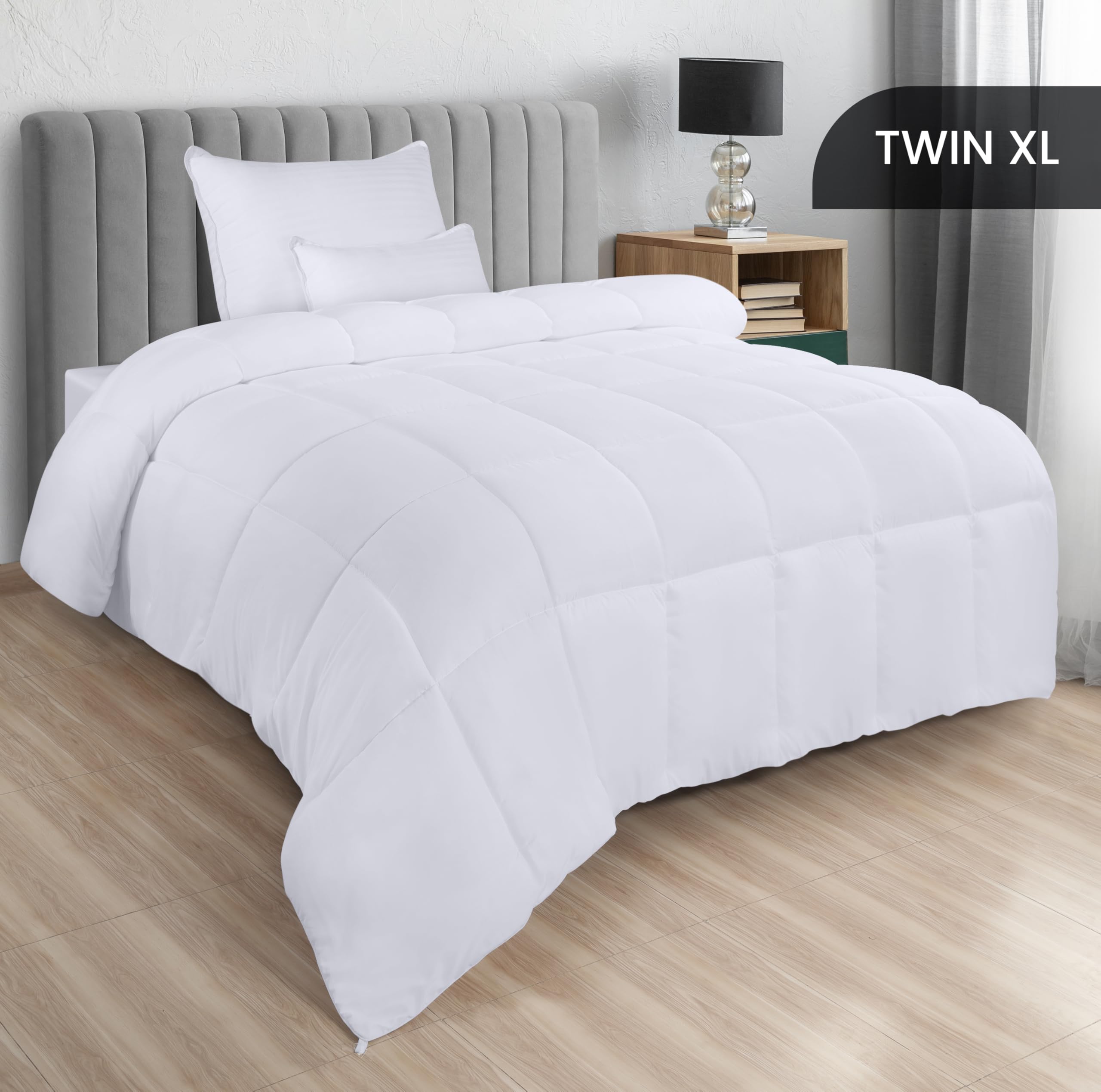 Foto 2 | Ropa De Cama Edredon Utopia Para Cama Doble, Talla Xl, Alternativa, Color Blanco - Venta Internacional.