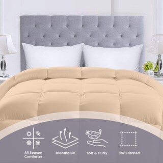 Foto 3 | Ropa De Cama Edreforter Utopia Para Todas Las Estaciones, Tamaño King, Color Beige - Venta Internacional.