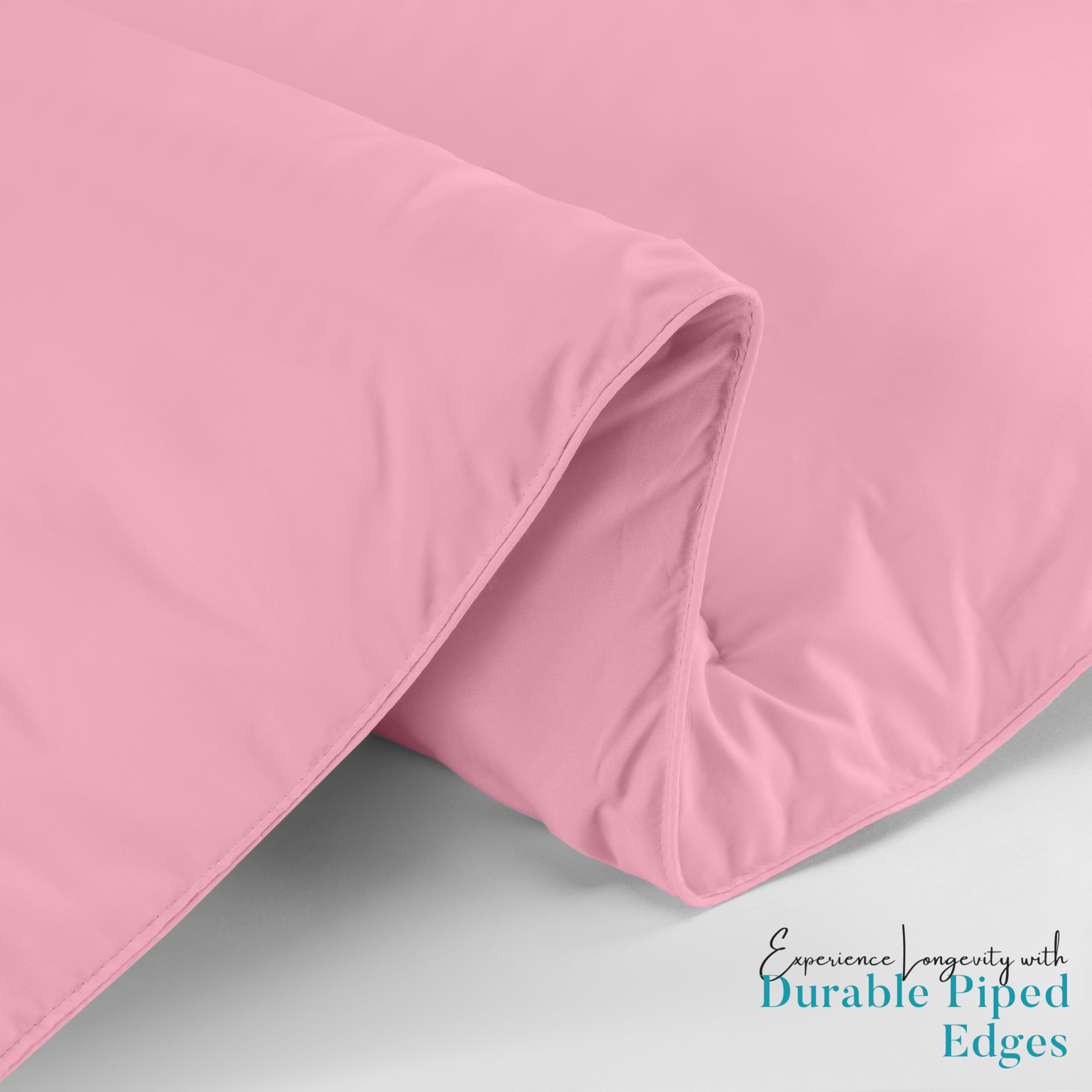 Foto 8 pulgar | Edredón Con Relleno De Edredón Utopia, Tamaño Doble, Color Rosa - Venta Internacional.