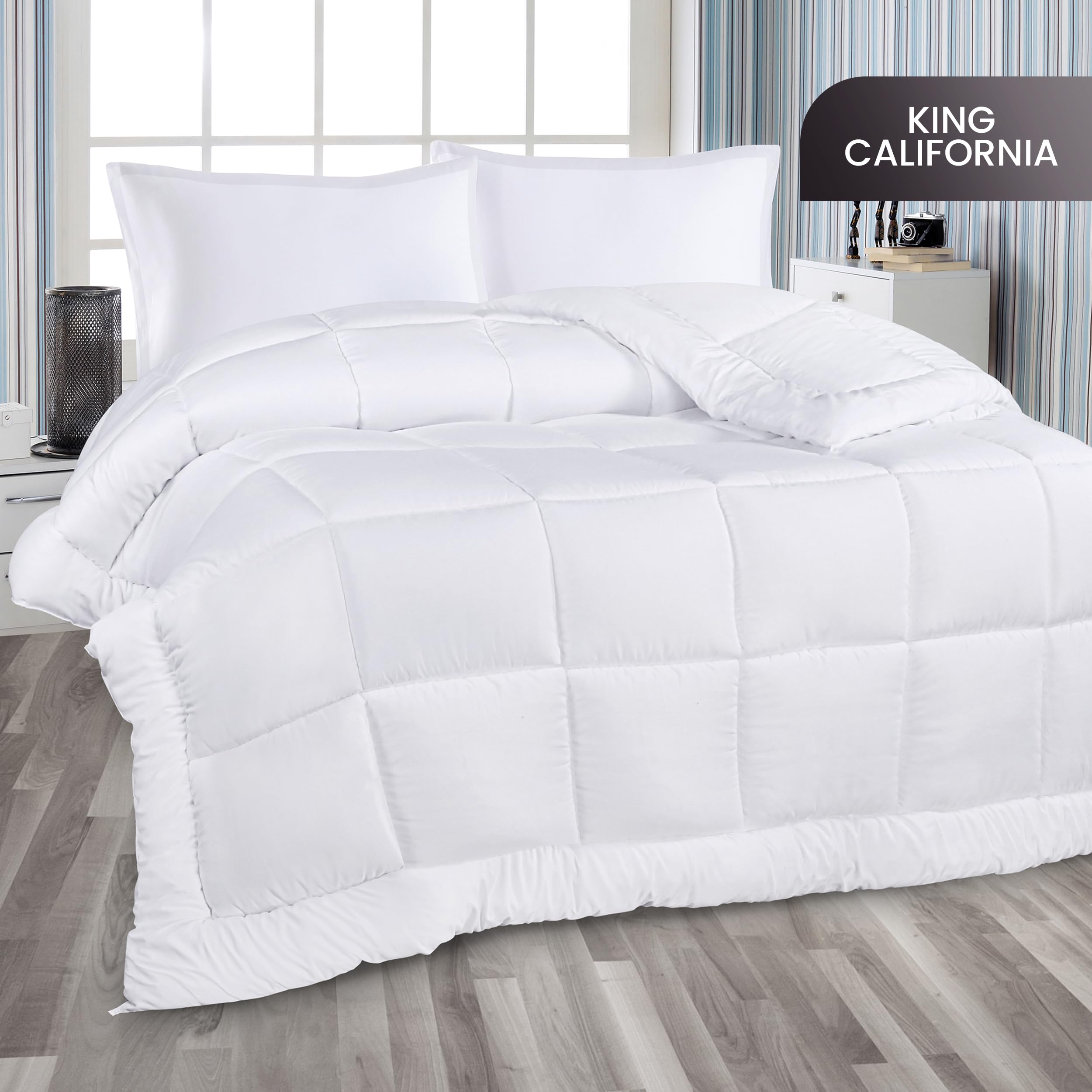 Foto 3 pulgar | Ropa De Cama Edredon Utopia De Plumón Alt California King Para Todas Las Estaciones - Venta Internacional.