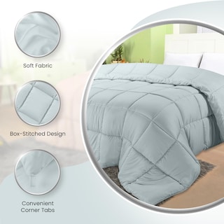 Foto 6 | Ropa De Cama Edreforter Utopia Para Todas Las Estaciones, Tamaño Queen, Gris Claro - Venta Internacional.