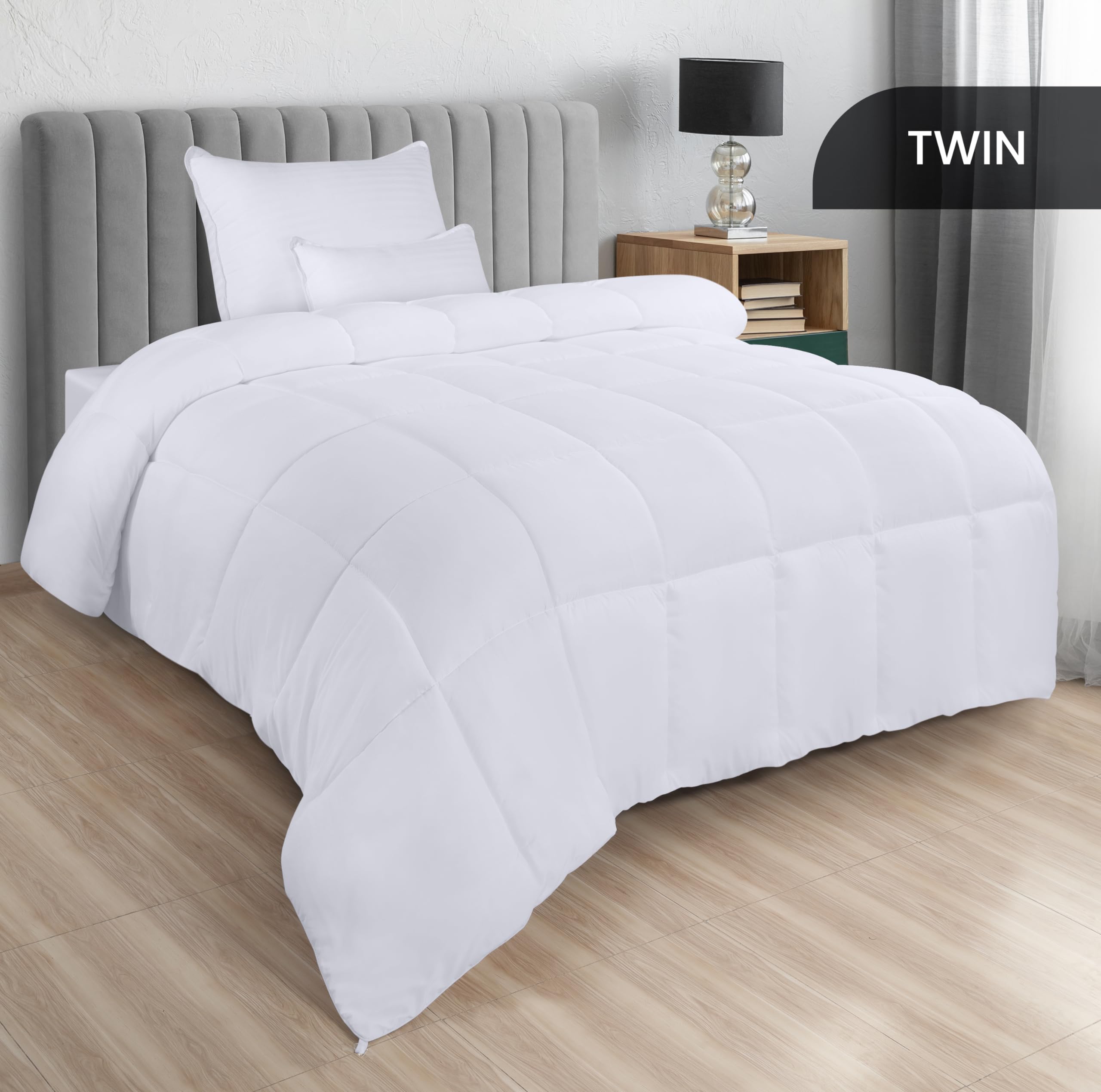 Foto 3 pulgar | Colcha Utopia, Alternativa De Plumón, Dos Camas, Color Blanco - Venta Internacional.