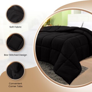 Foto 6 | Ropa De Cama Edreforter Utopia, Tamaño King, Para Todas Las Estaciones, Negra (paquete De 3) - Venta Internacional.