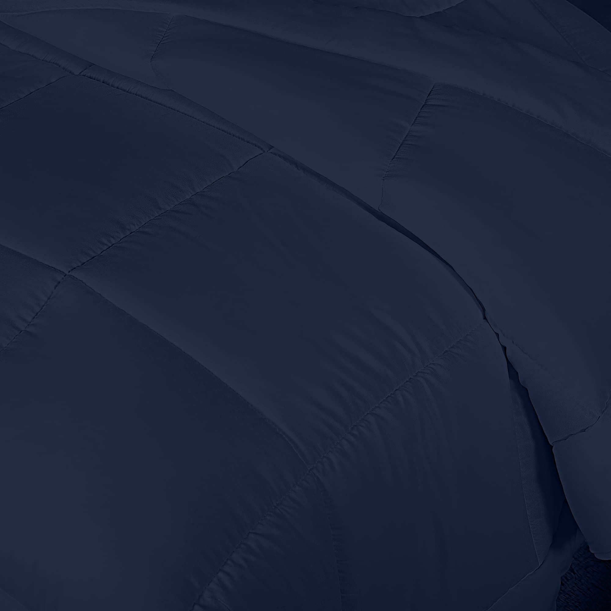 Foto 6 pulgar | Ropa De Cama Edredon Utopia Para Todas Las Estaciones, Plumón Alt Queen, Azul Marino - Venta Internacional.