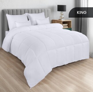 Foto 2 | Ropa De Cama Edreforter Utopia Para Todas Las Estaciones, Tamaño King, Color Blanco - Venta Internacional.