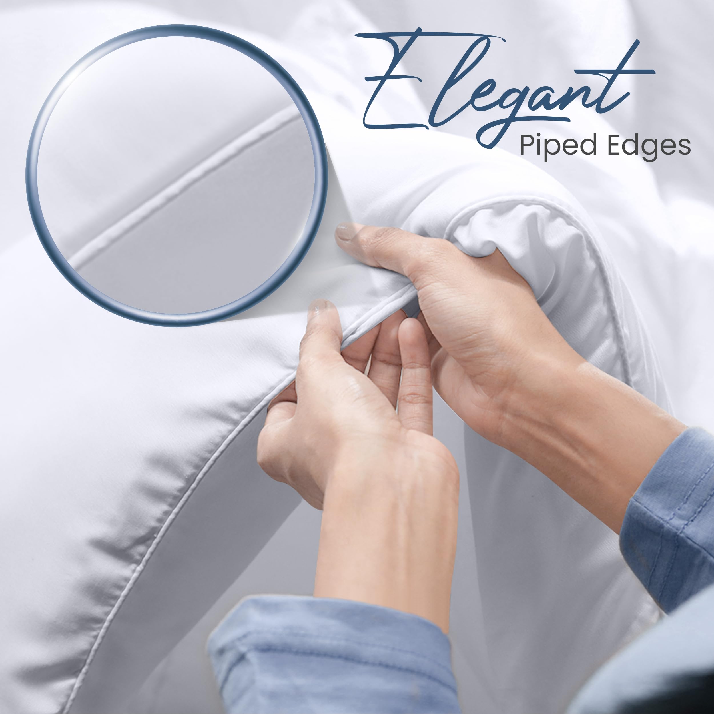 Foto 6 pulgar | Ropa De Cama Edreforter Utopia Para Todas Las Estaciones, Tamaño King, Color Blanco - Venta Internacional.