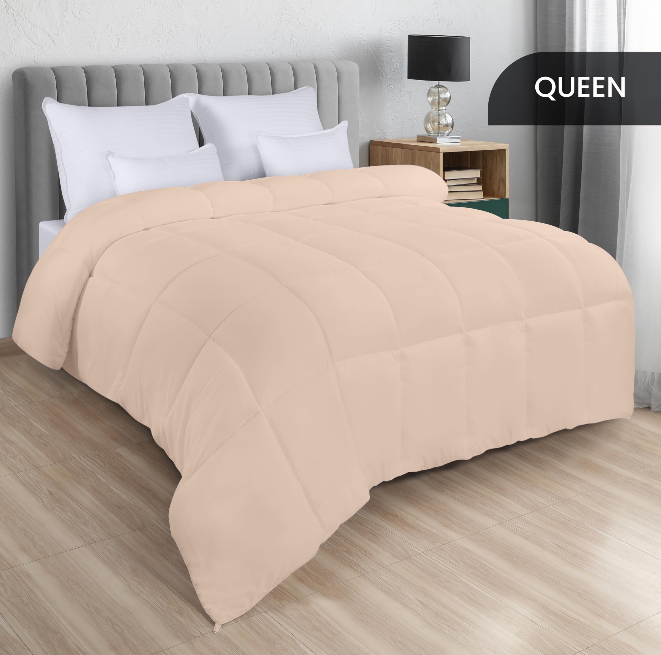 Foto 3 pulgar | Ropa De Cama Edreforter Utopia, Tamaño Queen, Plumón Alternativo, Color Beige - Venta Internacional.