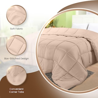 Foto 6 | Ropa De Cama Edreforter Utopia, Tamaño Queen, Plumón Alternativo, Color Beige - Venta Internacional.