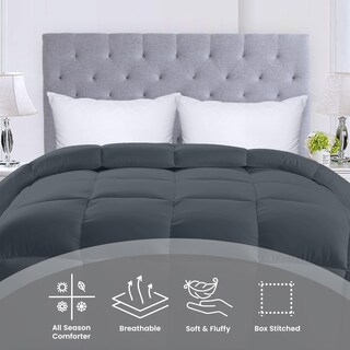 Foto 3 | Ropa De Cama Edreforter Utopia, Tamaño King, Para Todas Las Estaciones, Gris - Venta Internacional.