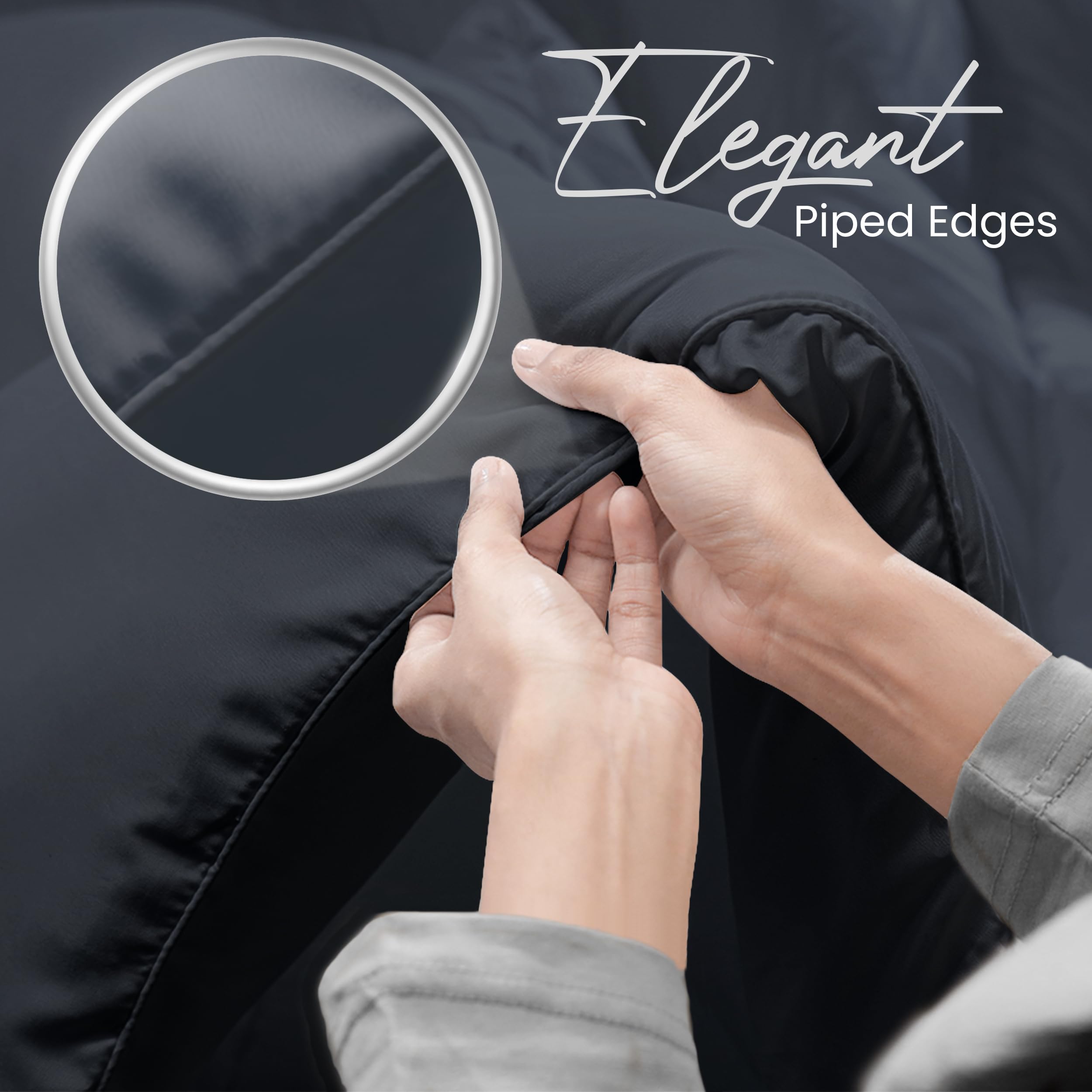 Foto 6 pulgar | Ropa De Cama Edreforter Utopia, Tamaño King, Para Todas Las Estaciones, Gris - Venta Internacional.