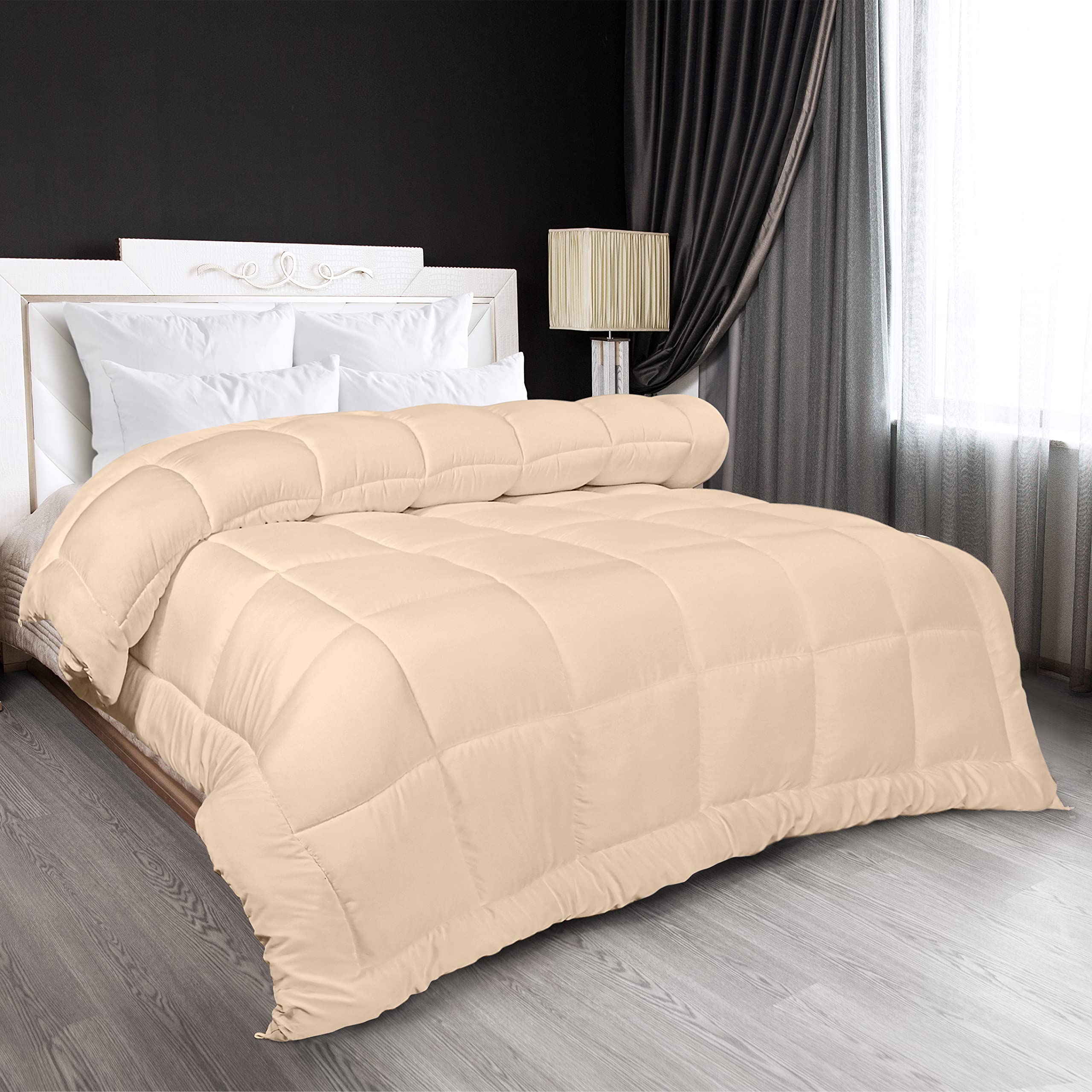 Foto 5 pulgar | Ropa De Cama Edredon Utopia De Plumón Para Todas Las Estaciones, Color Beige - Venta Internacional.